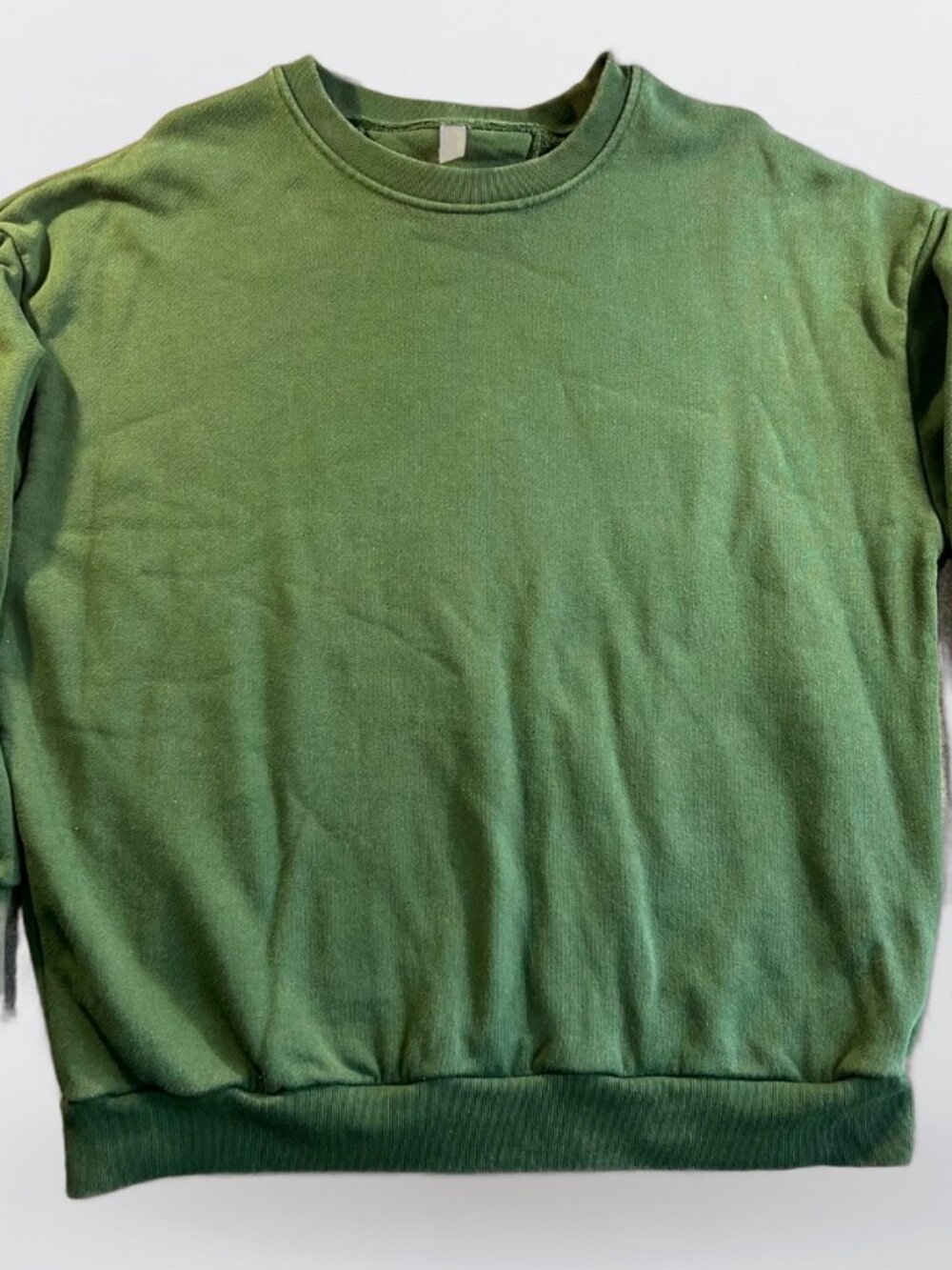 The Foxy Kind Green Pullover Sweatshirt Size L